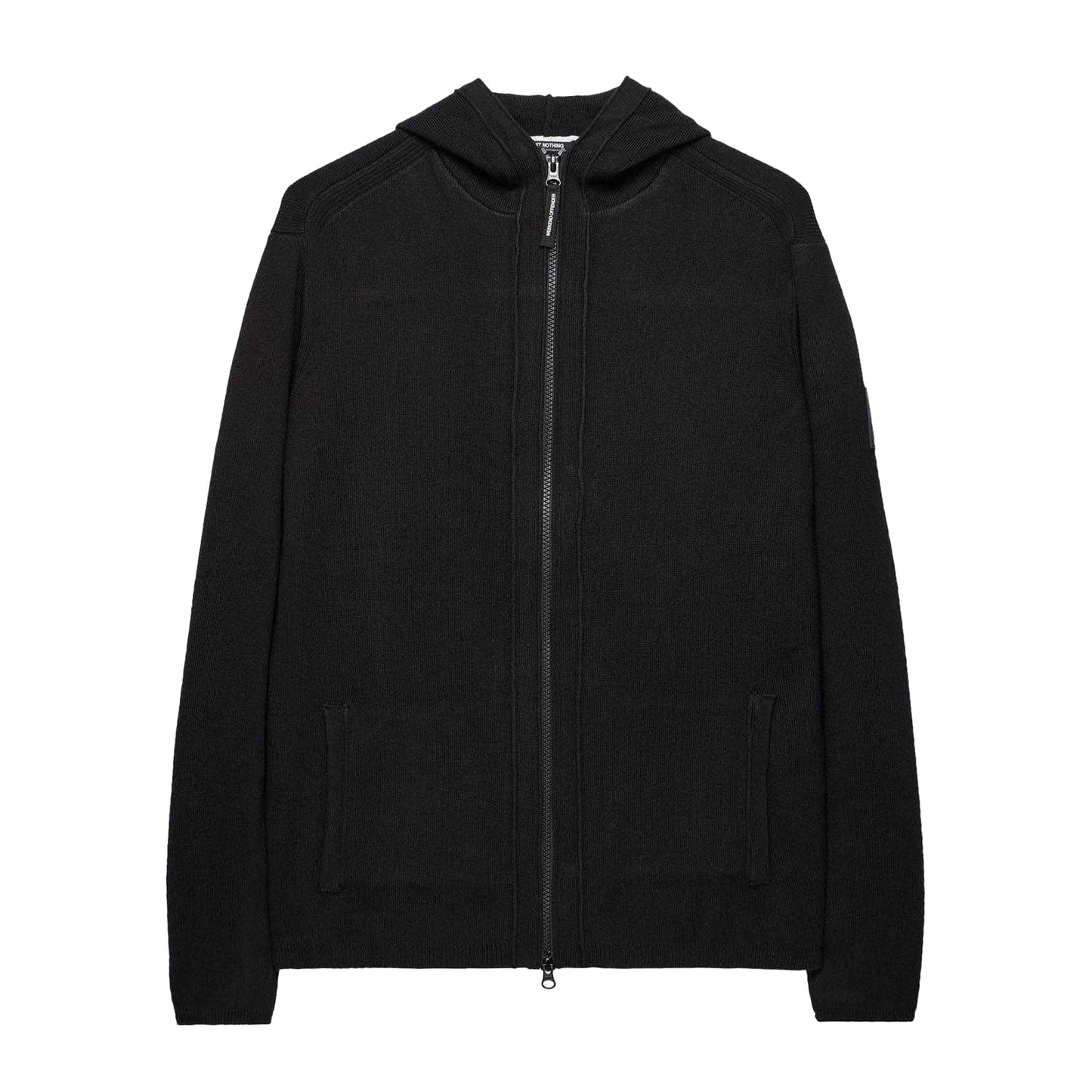 Black - Front - Weekend Offender Mens Enzo Full Zip Hoodie