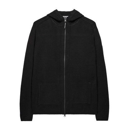 Black - Front - Weekend Offender Mens Enzo Full Zip Hoodie