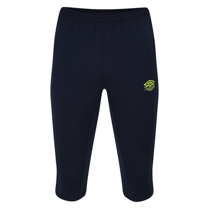 Navy - Front - Umbro Mens Premier Pro 5-8 Training Jogging Bottoms