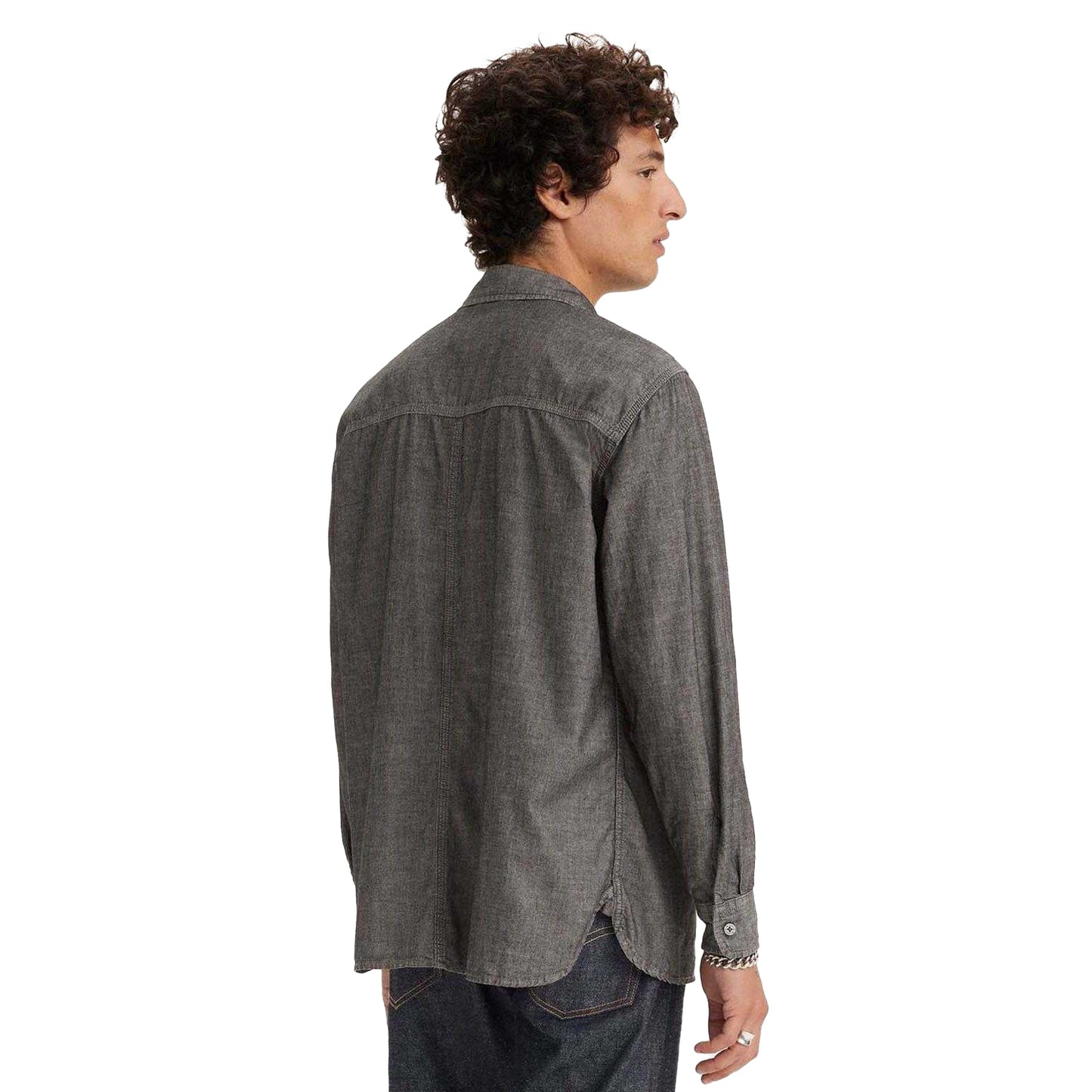 Black - Back - Levis Mens Auburn Shirt
