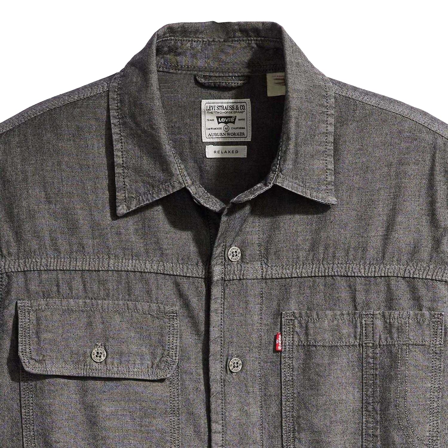 Black - Pack Shot - Levis Mens Auburn Shirt