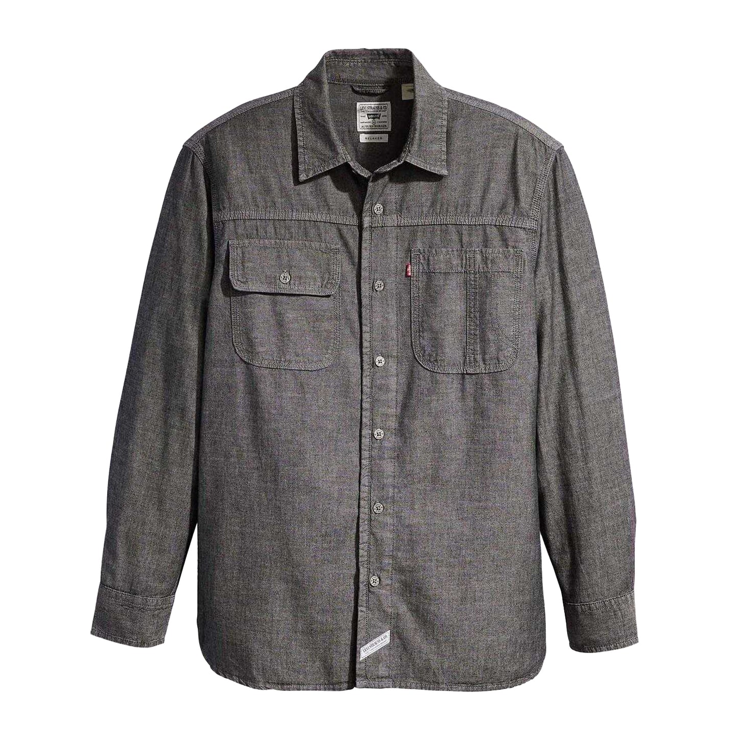 Black - Front - Levis Mens Auburn Shirt
