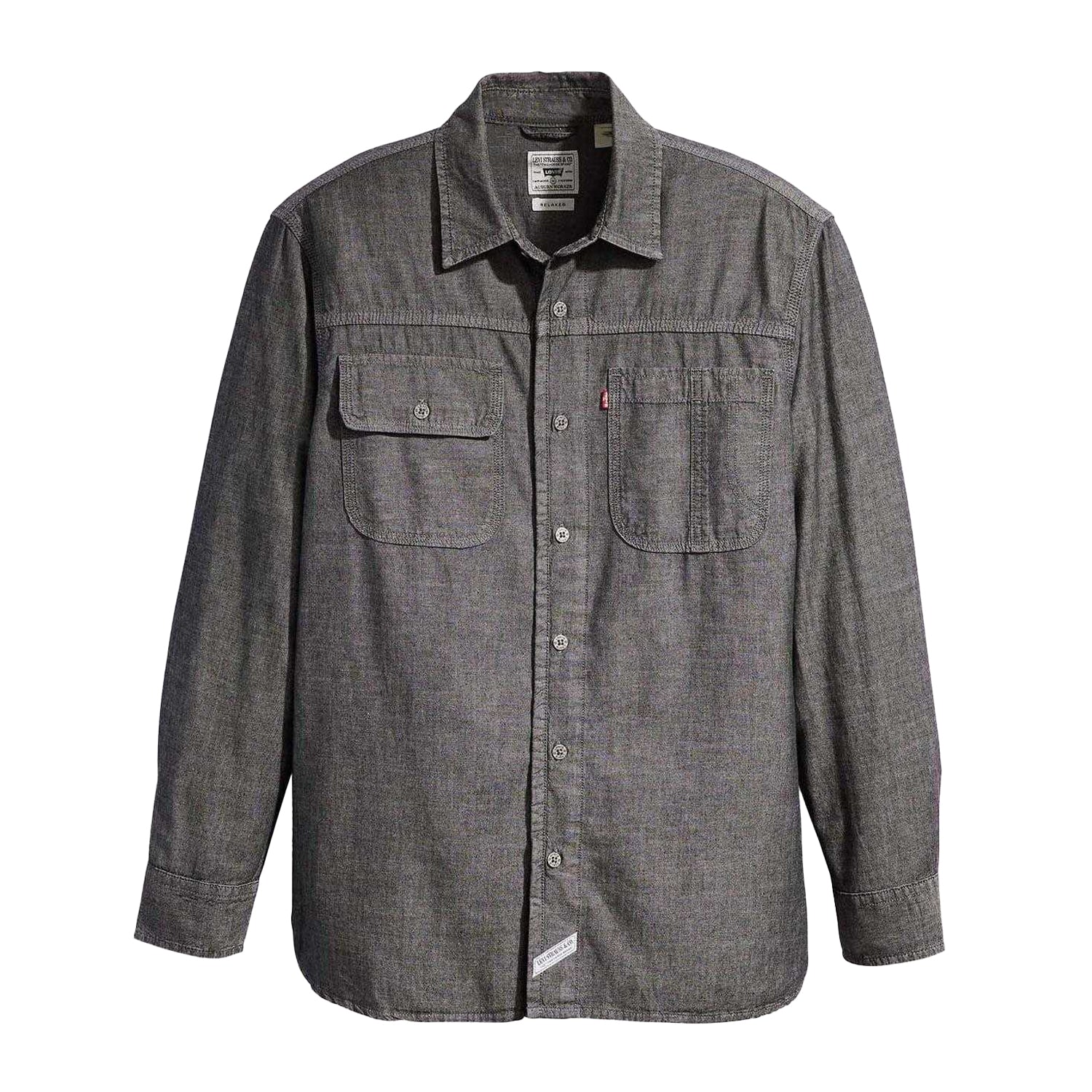 Black - Front - Levis Mens Auburn Shirt