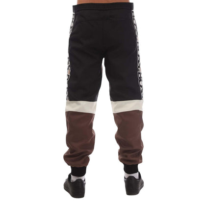 Beige-Black - Back - Boss Mens Drop1 Trousers