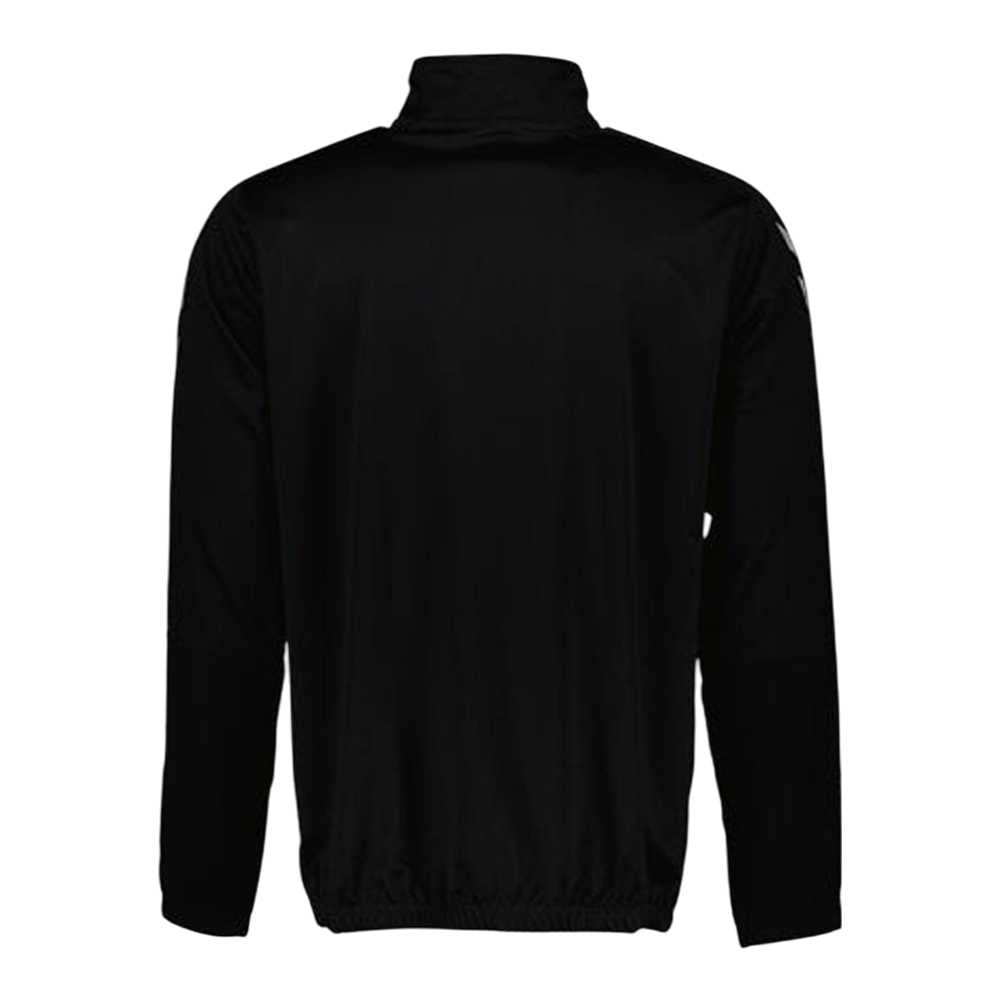 Black - Back - Hummel Childrens-Kids Quarter Zip Sweatshirt