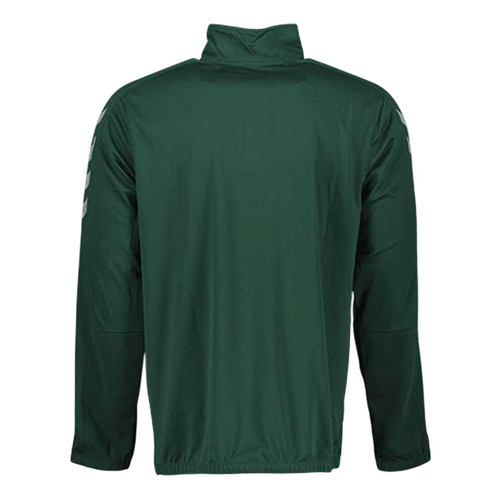 Green - Back - Hummel Childrens-Kids Quarter Zip Sweatshirt