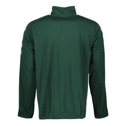 Green - Back - Hummel Childrens-Kids Quarter Zip Sweatshirt