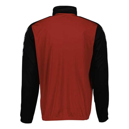 Red-Black - Back - Hummel Childrens-Kids Quarter Zip Sweatshirt