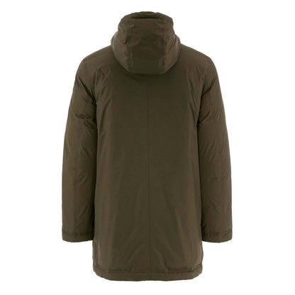 Green - Back - Jott Mens Hamilton Grand Froid Reversible Parka