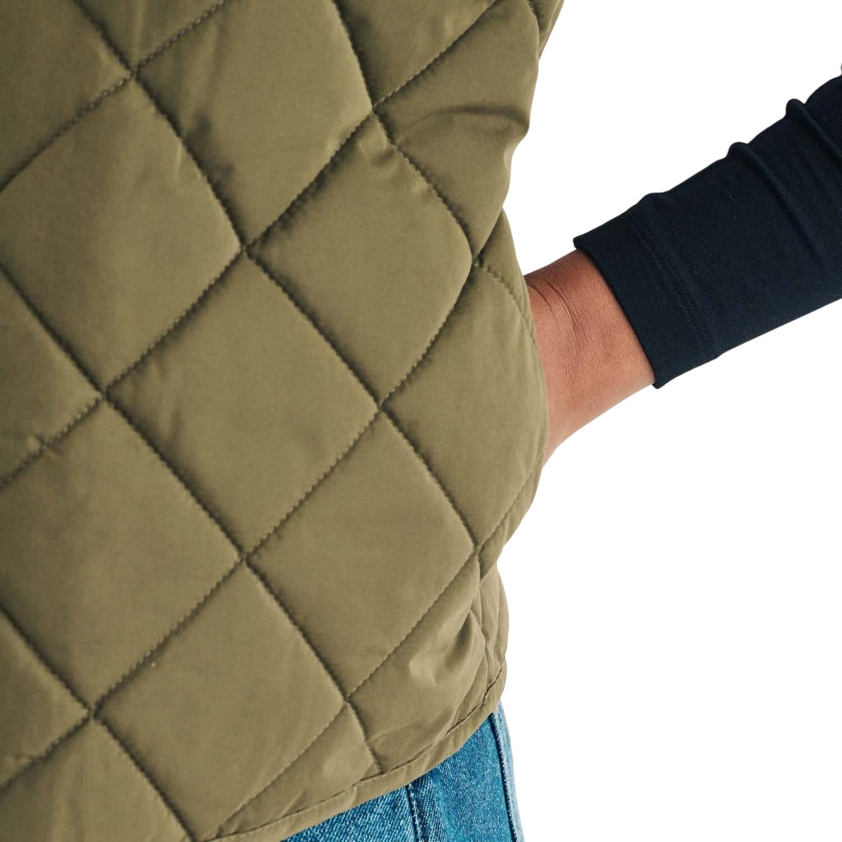 Green - Lifestyle - Nobody´s Child Womens-Ladies Puffer Quilted Gilet