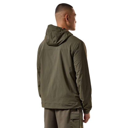 Green - Back - Weekend Offender Mens Talamanca Technical Windbreaker