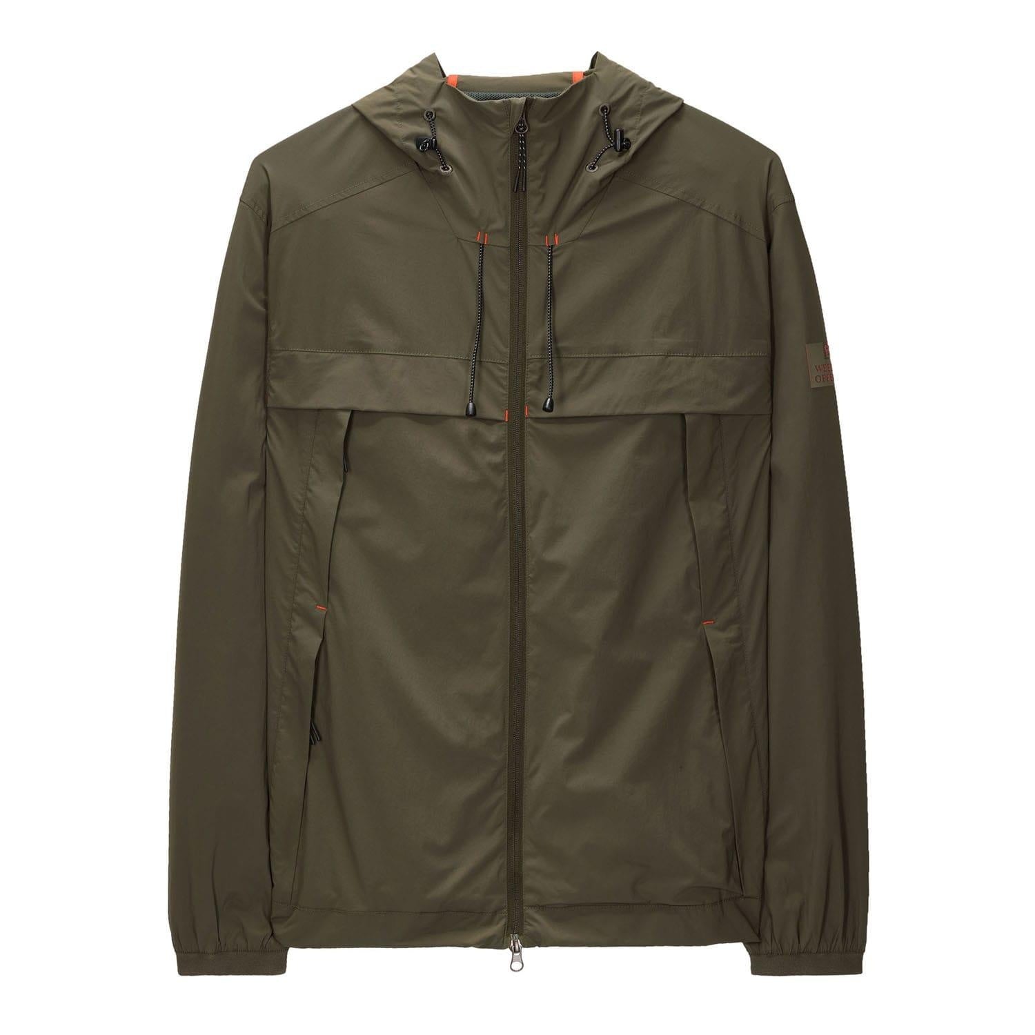 Green - Front - Weekend Offender Mens Talamanca Technical Windbreaker
