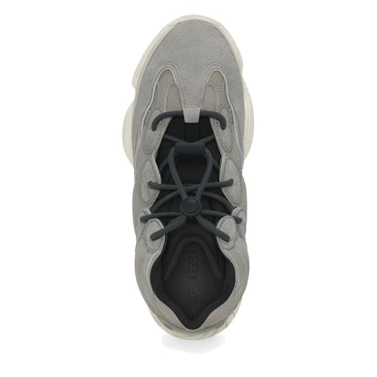 Neutral - Side - Yeezy Mens 500 Leather High Top Trainers