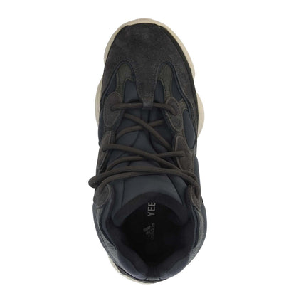 Grey - Lifestyle - Yeezy Mens 500 Leather High Top Trainers