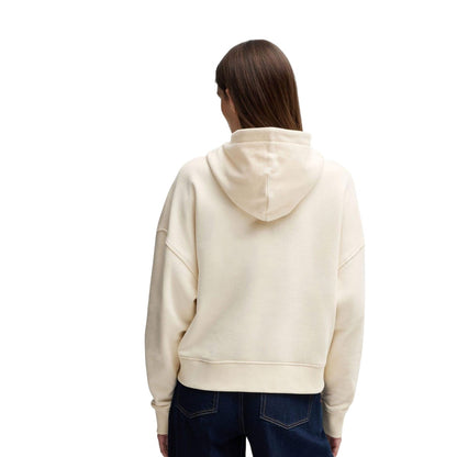 White - Back - Boss Womens-Ladies Eblousa Crystal Logo Hoodie