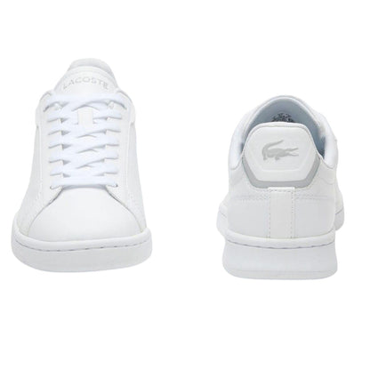 White - Lifestyle - Lacoste Womens-Ladies Carnaby Pro Leather Trainers