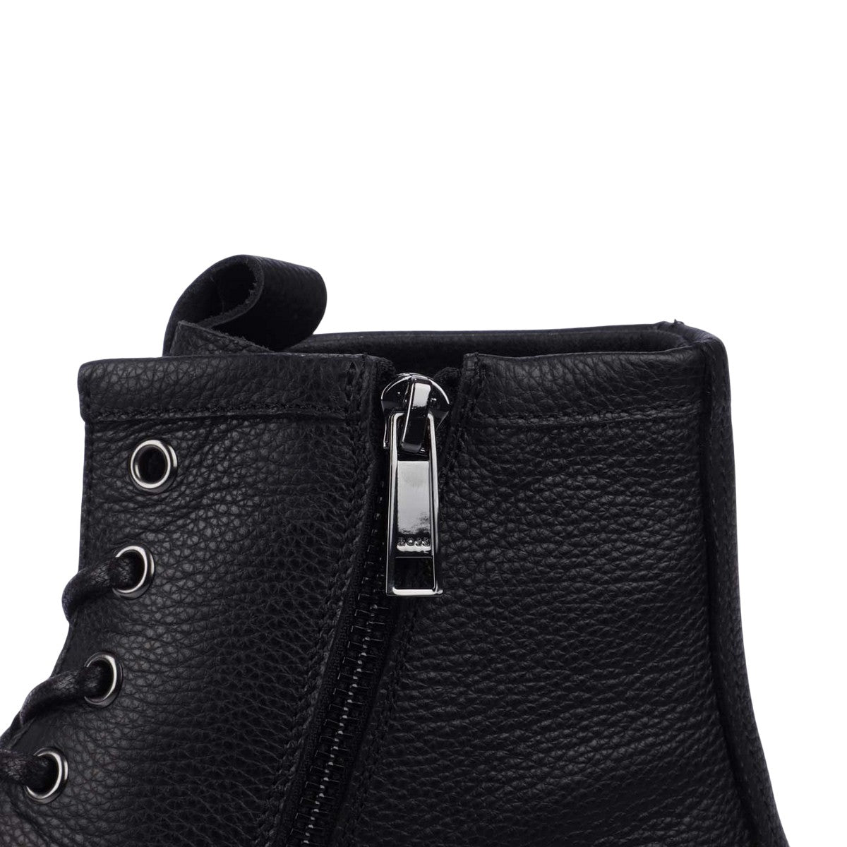 Black - Lifestyle - Boss Mens Julyo Leather Ankle Boots