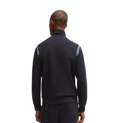 Dark Blue - Side - Boss Mens Stripe Detail Tracksuit