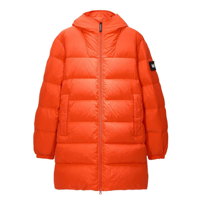 Orange - Front - Weekend Offender Mens Sapporo Down Longline Padded Jacket