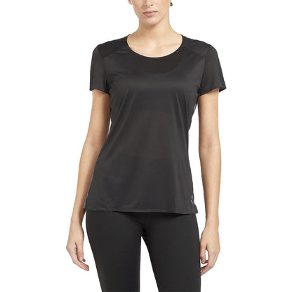 Black - Back - On Running Womens-Ladies Performance T-Shirt