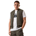 Green - Pack Shot - Weekend Offender Mens Saharun Lightweight Quilted Gilet