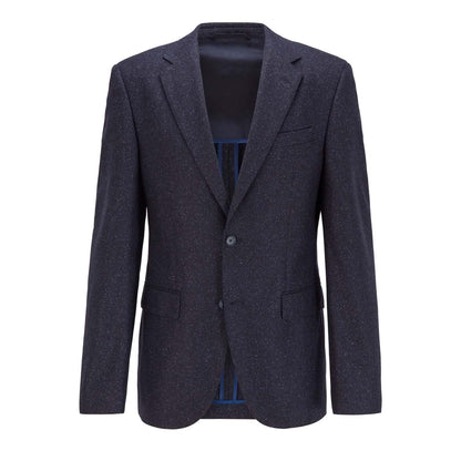 Dark Blue - Front - Boss Mens Jestor6 Blazer