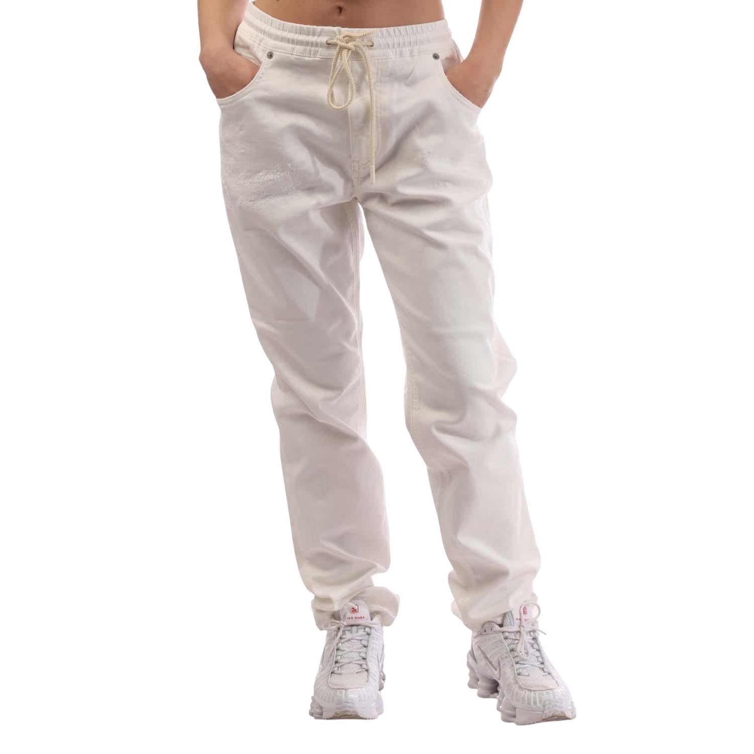 White - Front - Diesel Mens Krailey Jeans