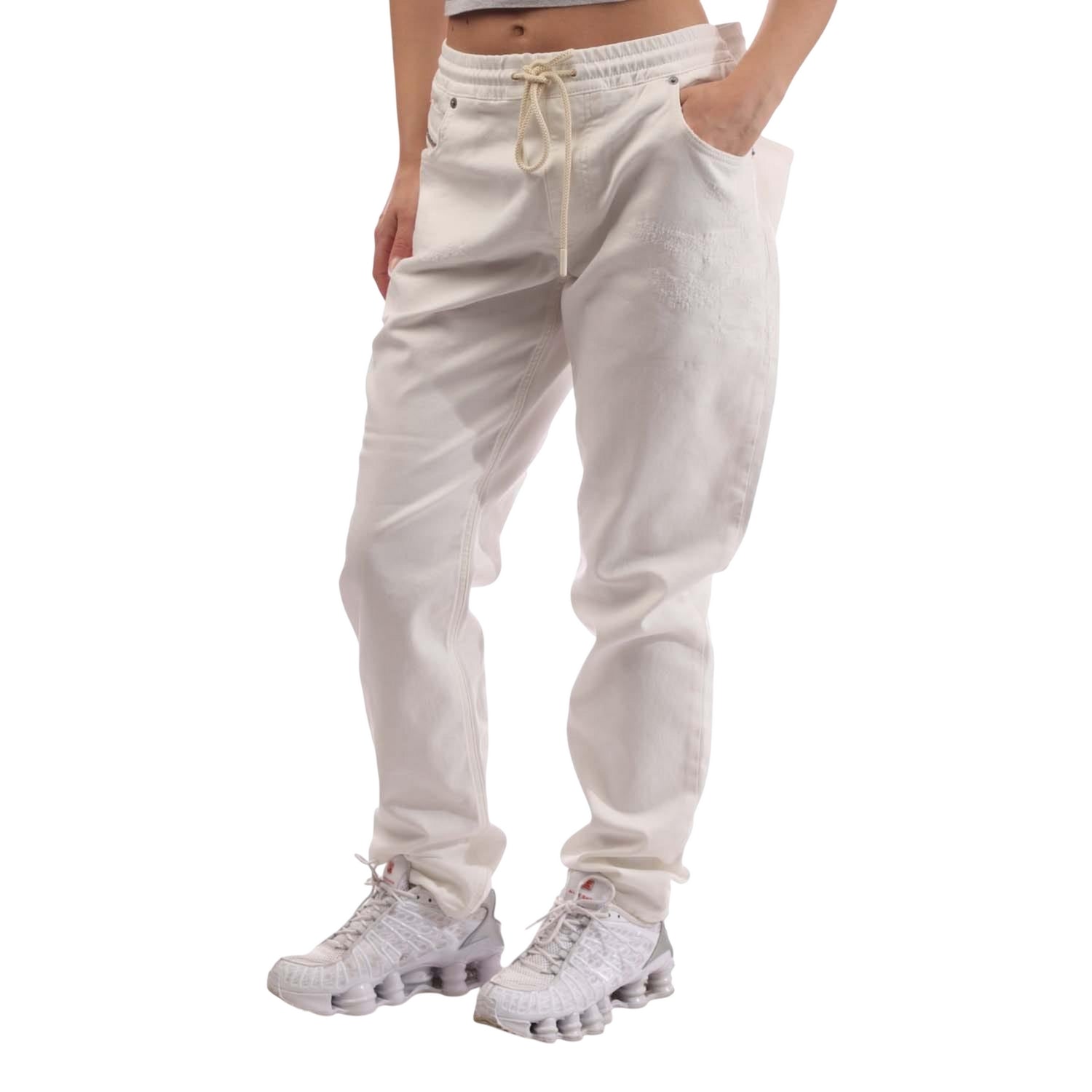 White - Side - Diesel Mens Krailey Jeans