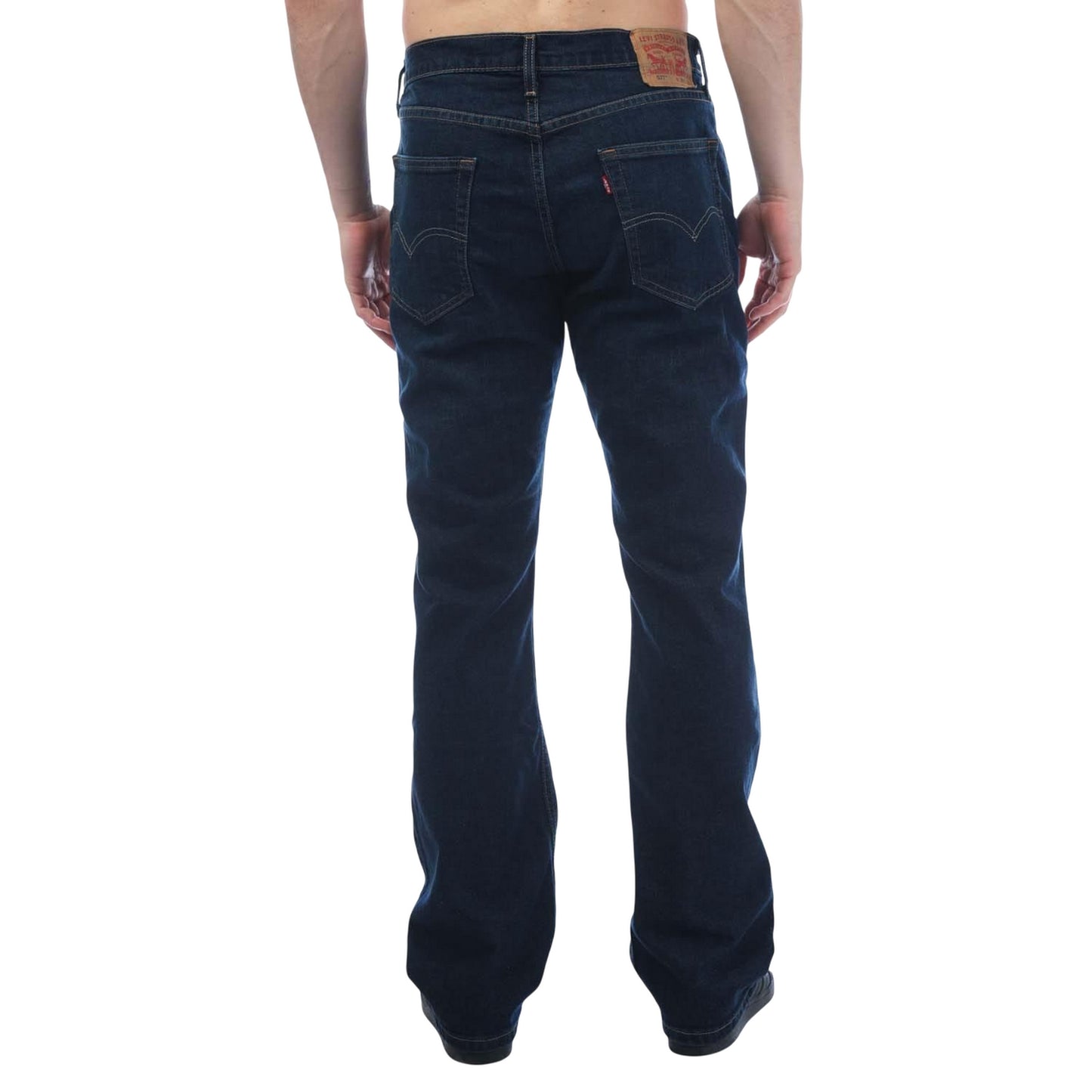 Blue - Back - Levis Mens 527 New Bio Slim Bootcut Jeans