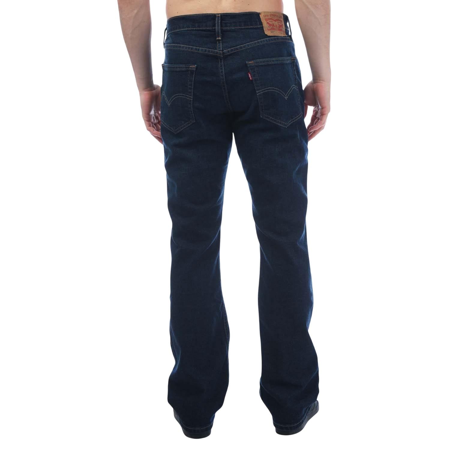 Blue - Back - Levis Mens 527 New Bio Slim Bootcut Jeans