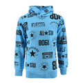 Black - Side - Converse Childrens-Kids Logo All-Over Print Top & Bottom Set
