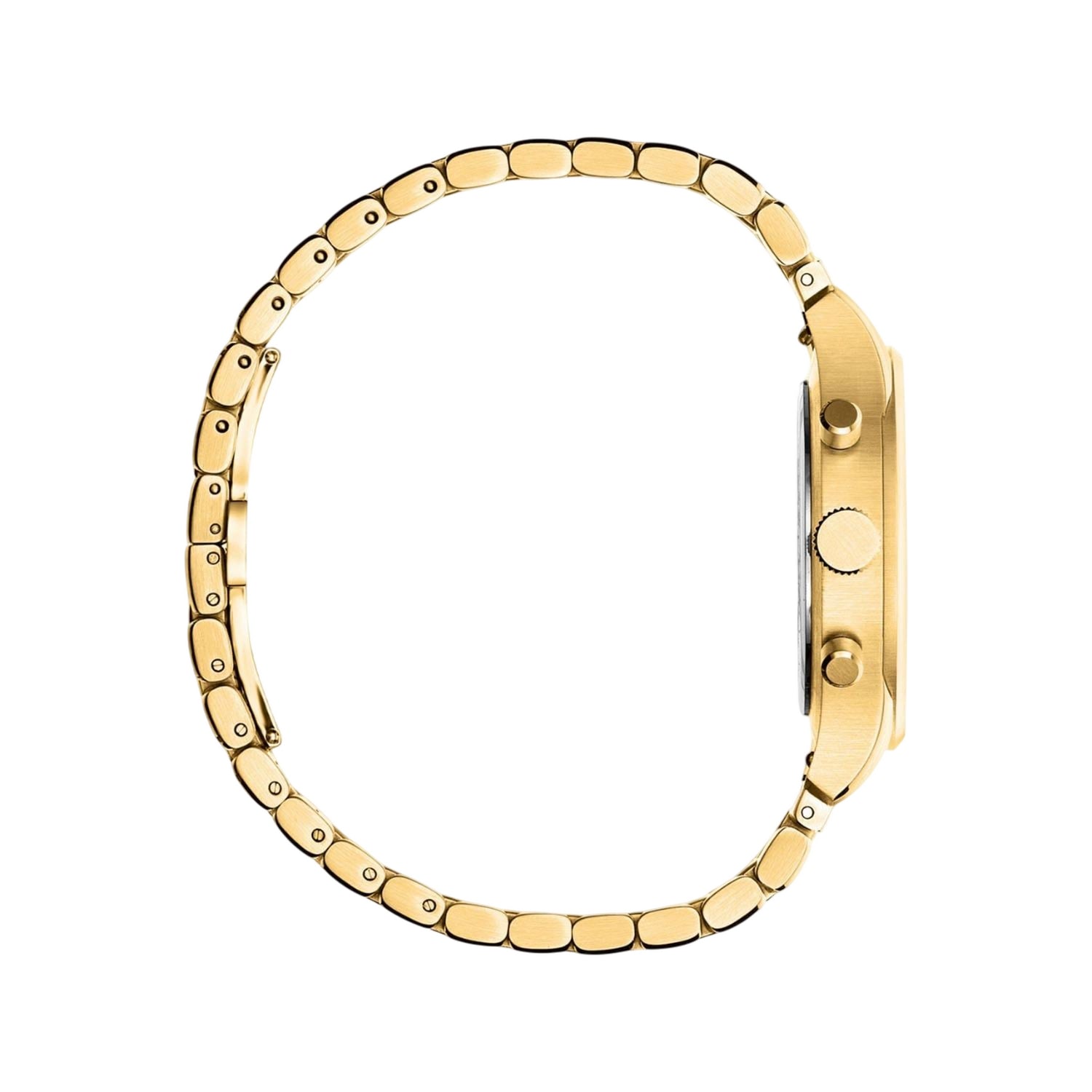 Gold - Side - Thomas Sabo Mens Rebel at Heart Chronograph Watch