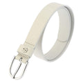 White - Back - Boss Scarlet-BB Leather Belt