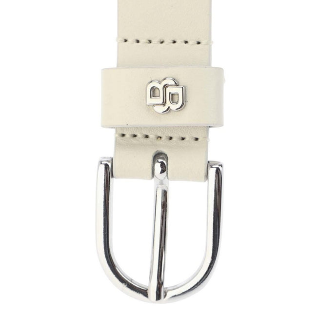 White - Side - Boss Scarlet-BB Leather Belt