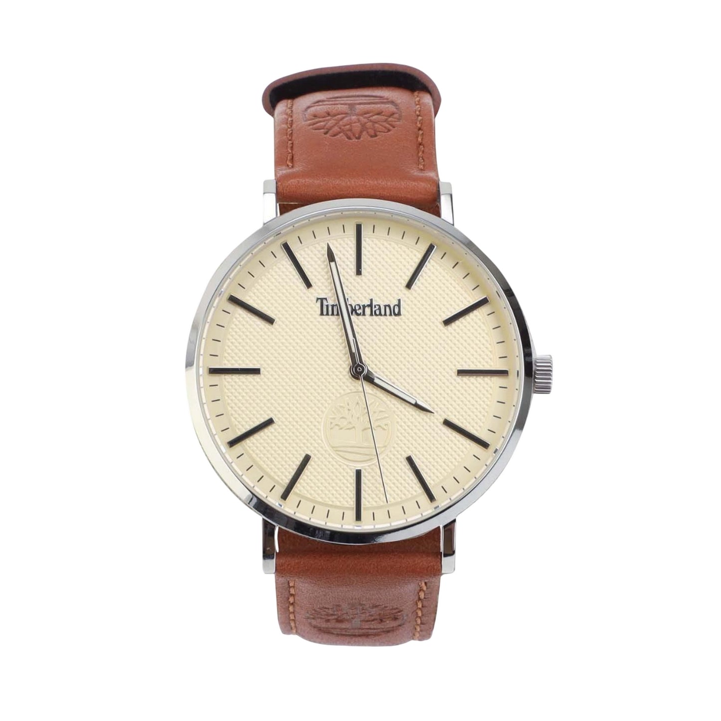 Brown - Front - Timberland Unisex Adult Kinsley Leather Analogue Watch