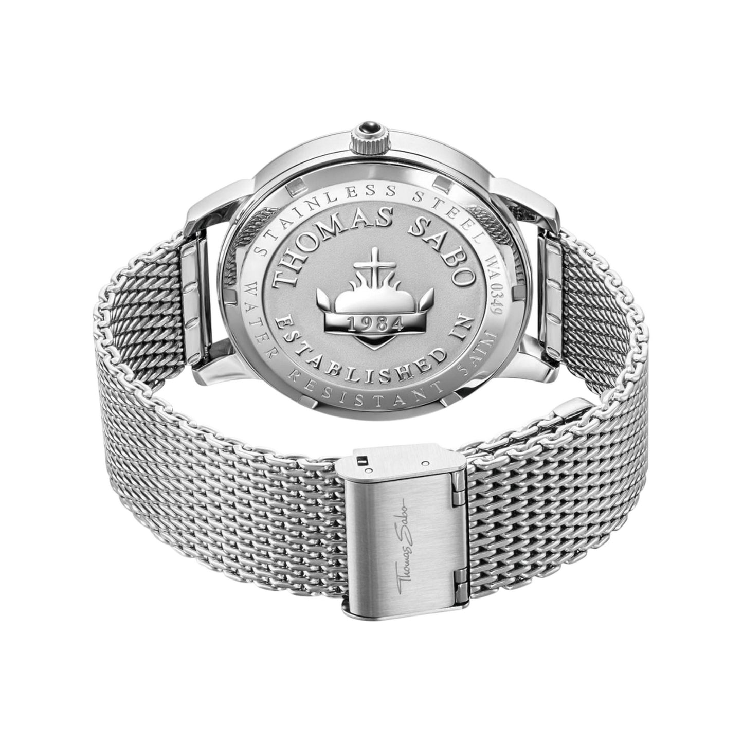 Silver - Back - Thomas Sabo Unisex Adult Compass Analogue Watch