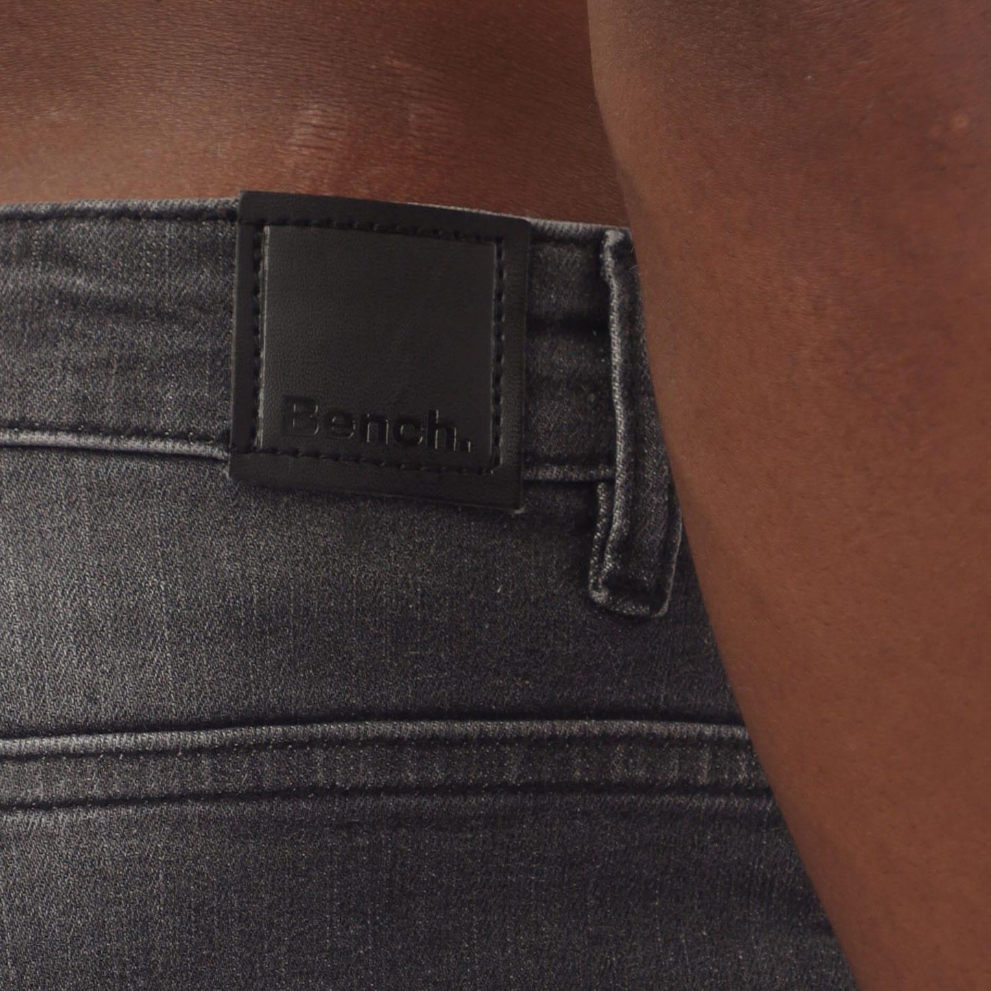 Grey - Side - Bench Mens Duddley Jeans