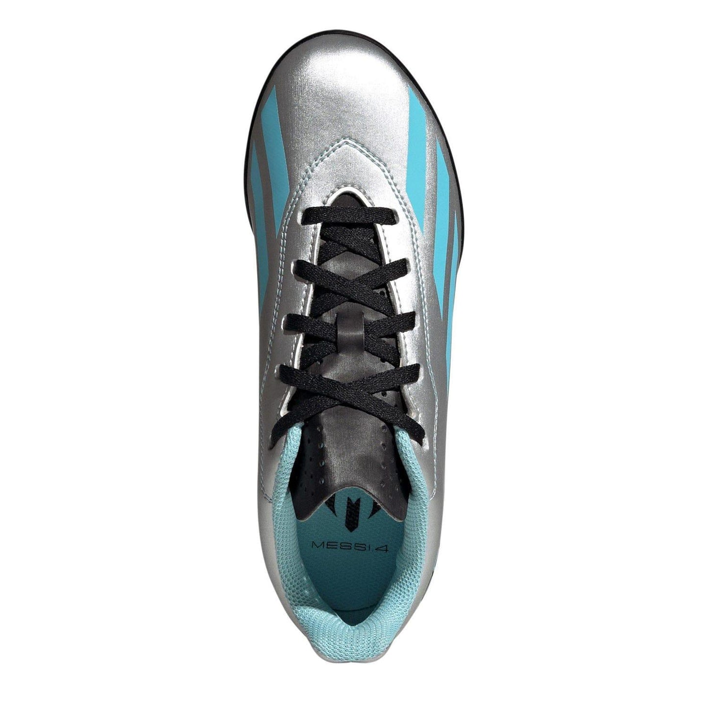 Silver - Lifestyle - Adidas Childrens-Kids X Crazyfast.4 Lionel Messi Artificial Ground Football Boots