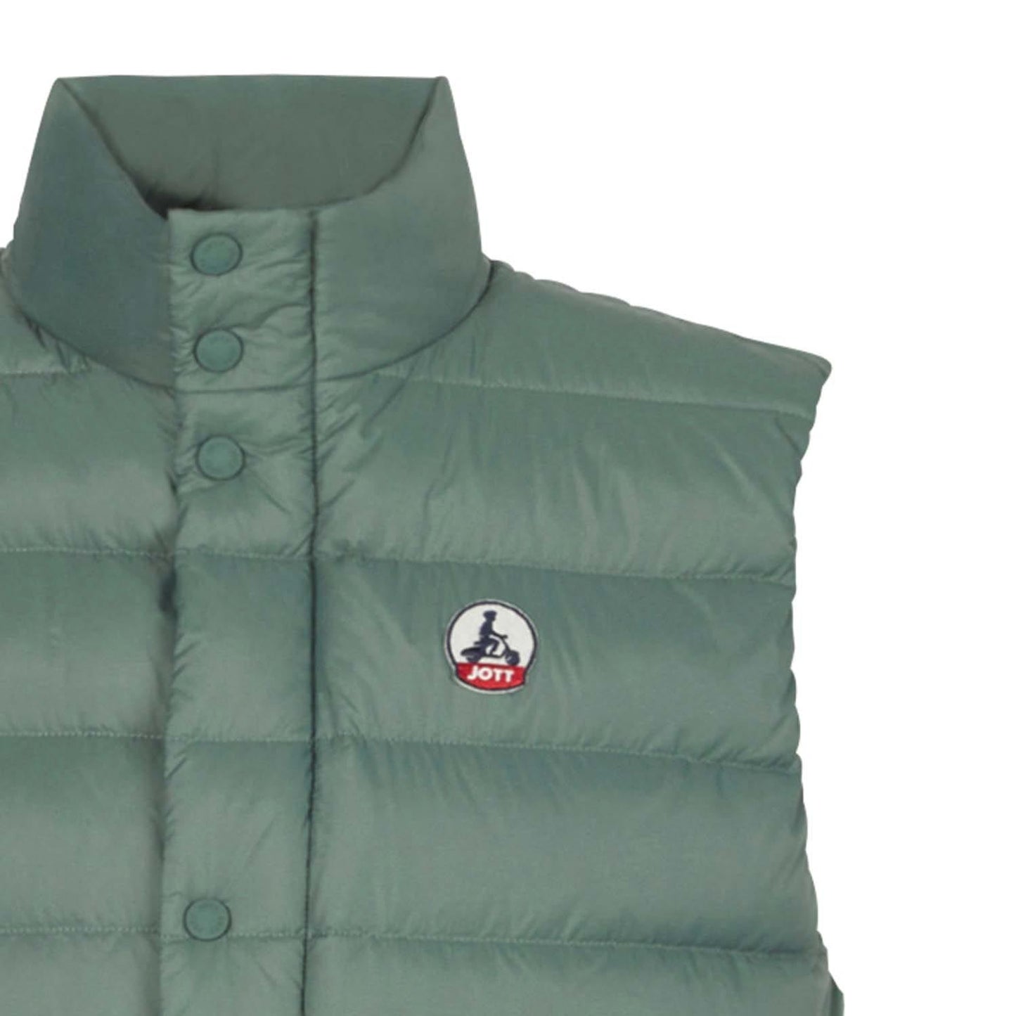 Green - Side - Jott Mens Thomas Down Gilet