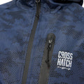Blue - Side - Crosshatch Mens Janscore All-Over Print Jacket