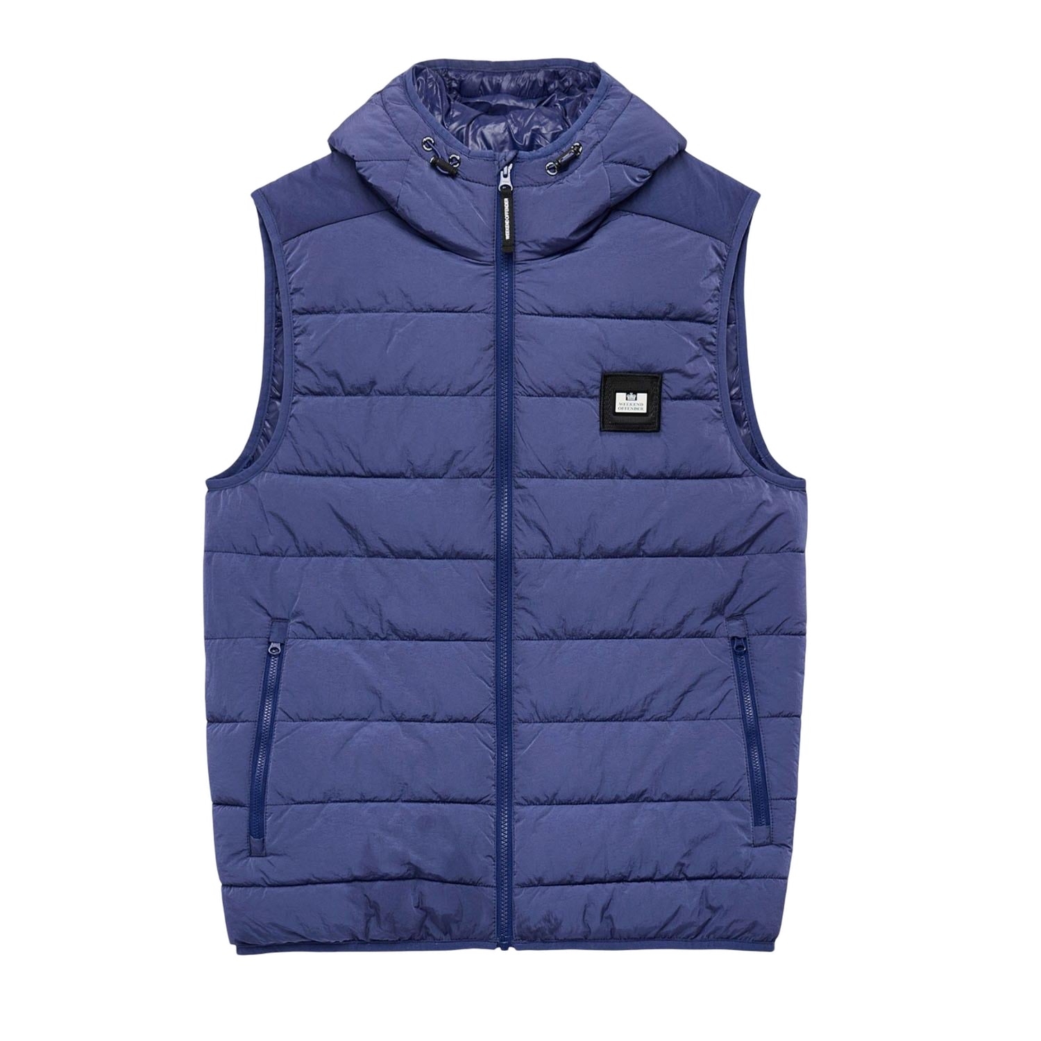 Navy - Front - Weekend Offender Mens Toronto Padded Gilet