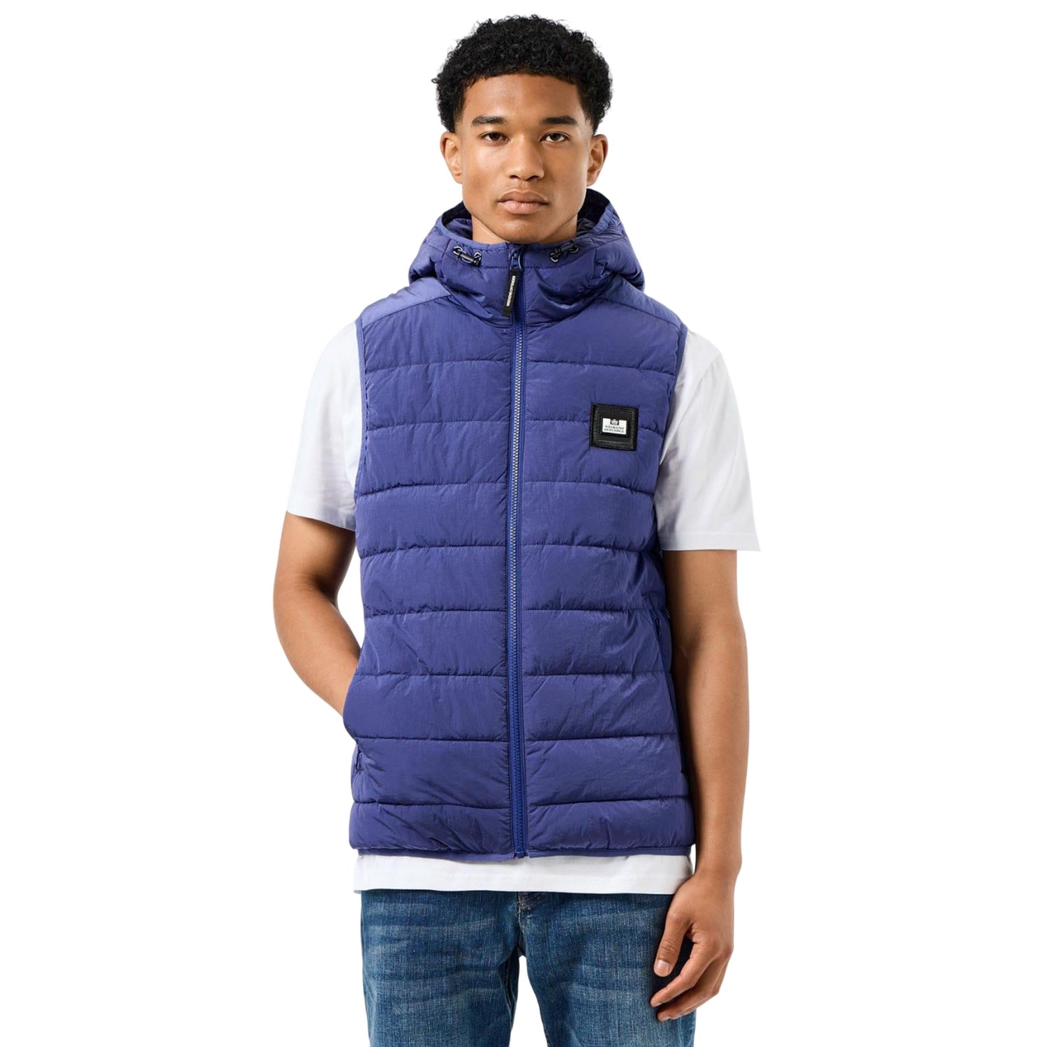 Navy - Pack Shot - Weekend Offender Mens Toronto Padded Gilet