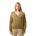 Brown - Lifestyle - Lacoste Womens-Ladies Carded Moss Stitch Relaxed Fit Jumper