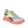 Grey-Yellow-Orange - Back - Reebok Childrens-Kids Zig N Glow Blippi Trainers