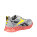 Grey-Yellow-Orange - Side - Reebok Childrens-Kids Zig N Glow Blippi Trainers