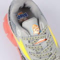 Grey-Yellow-Orange - Pack Shot - Reebok Childrens-Kids Zig N Glow Blippi Trainers