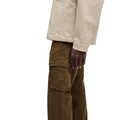 Green - Side - Boss Mens Sisla-8 Cargo Trousers