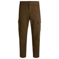 Green - Front - Boss Mens Sisla-8 Cargo Trousers