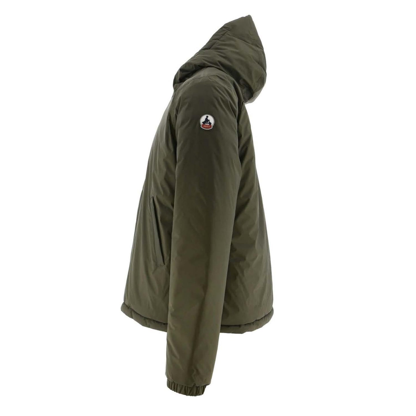 Green - Side - Jott Unisex Adult Bergen Reversible Puffer Jacket