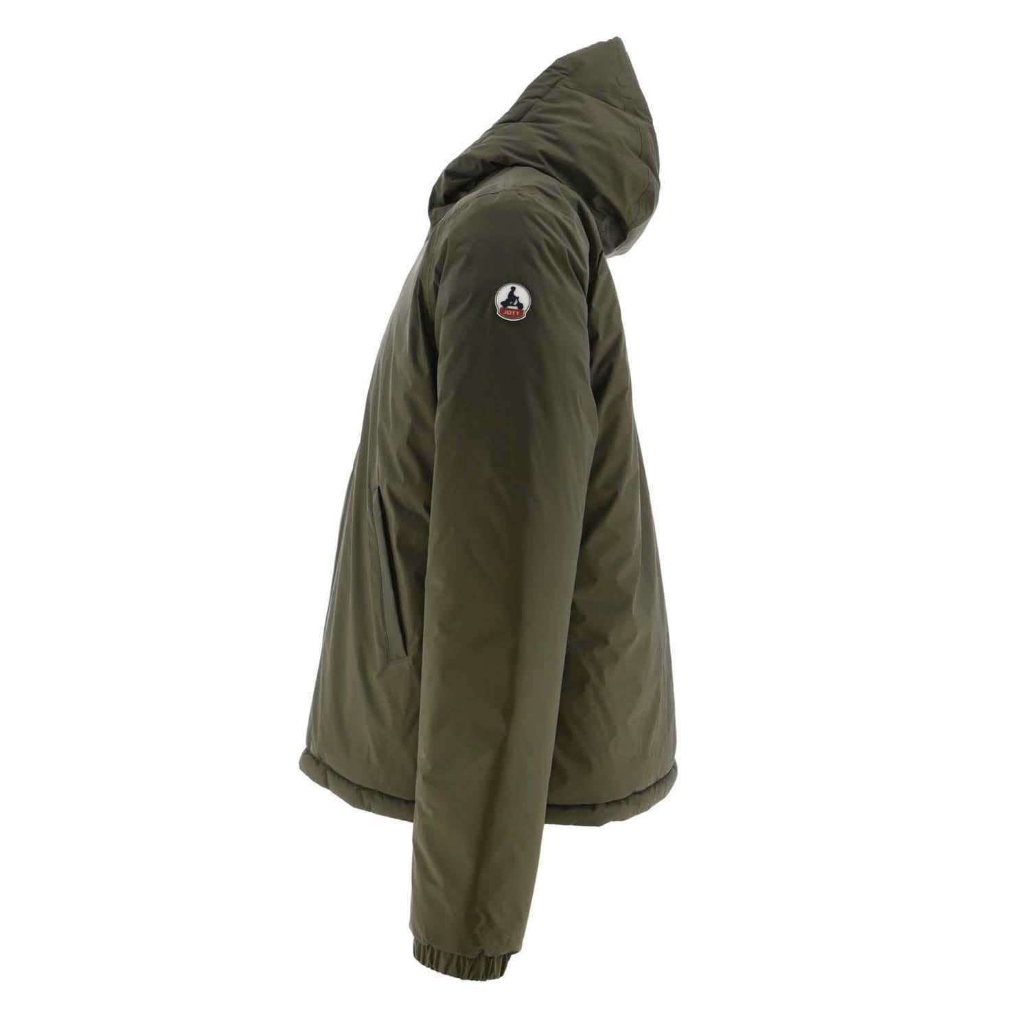 Green - Side - Jott Unisex Adult Bergen Reversible Puffer Jacket